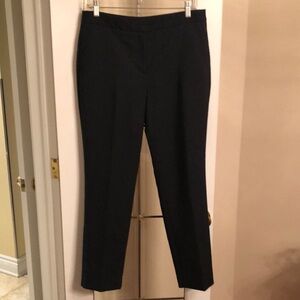 Talbots Black Polka-Dot Wool Blend Pants